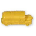 Transit Bus Stock Shape Pencil Top Eraser